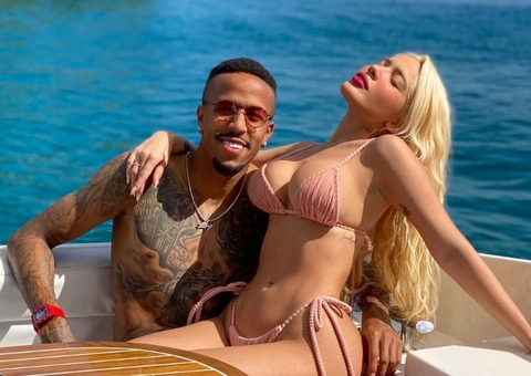 Éder Militão e namorada Karoline Lima anunciam primeiro filho: 'estamos grávidos!'