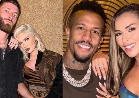 Léo Pereira e Karoline Lima descobrem casamento de Militão e Tainá Castro pela imprensa