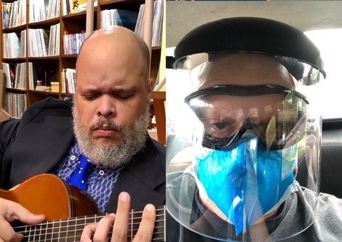 Ed Motta tira a barba após 30 anos para tomar vacina contra Covid-19