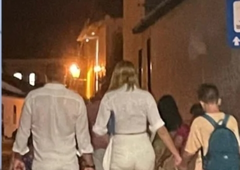 Ana Hickmann e Edu Guedes são flagrados juntos com filho da apresentadora; vídeo