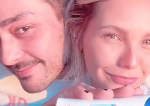 Eduardo Sterblitch e Louise D'Tuani anunciam gravidez do 1º filho