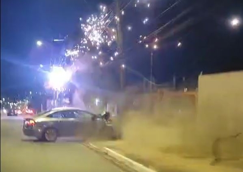 Vídeo: Motorista bêbado provoca acidentes em série no Parque das Laranjeiras