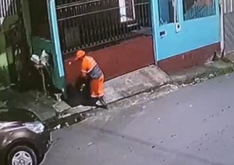 Corpo do gari morto em assalto não será sepultado em Manaus