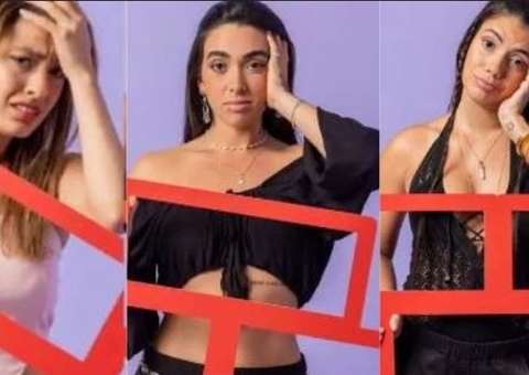 Bia, Fernanda e Giovanna estão no paredão do BBB
