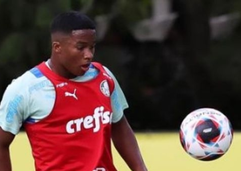Endrick mantém calma mesmo com seca no Palmeiras e recebe apoio do Real