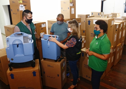 Concentradores de oxigênio começam a ser entregues nos municípios do AM