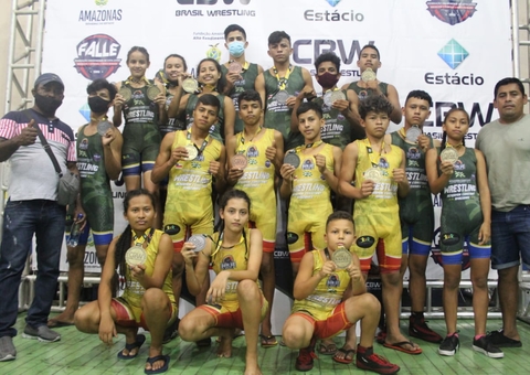 Equipes amazonenses conquistam mais de 10 medalhas no Brasileiro Regional de Wrestling