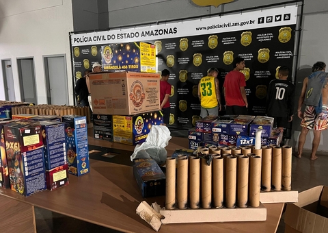 Quarenta e duas pessoas são detidas suspeitas de participar de foguetório do CV no Amazonas