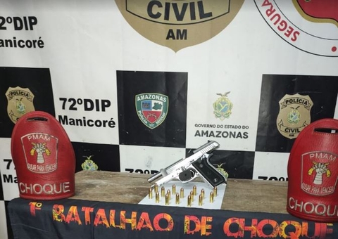 Homem armado é preso após intimidar clientes de boate em Manicoré