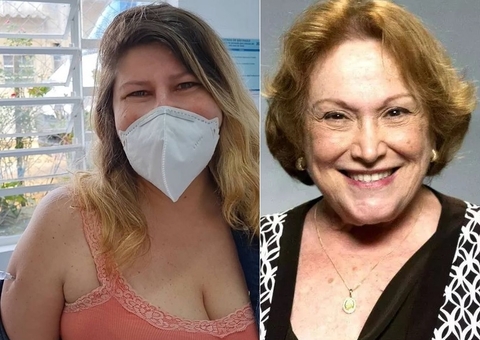 Neta de Nicette Bruno se vacina e lembra desejo da avó: ‘você tanto pediu’
