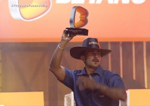 Yuri é o primeiro Fazendeiro e leva prêmio de R$ 5 mil