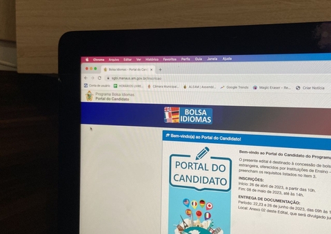 Inscrições para o Programa Bolsa Idiomas começam hoje em Manaus