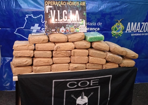 Suspeita é presa com 29 tabletes de maconha escondidas em casa em Manaus