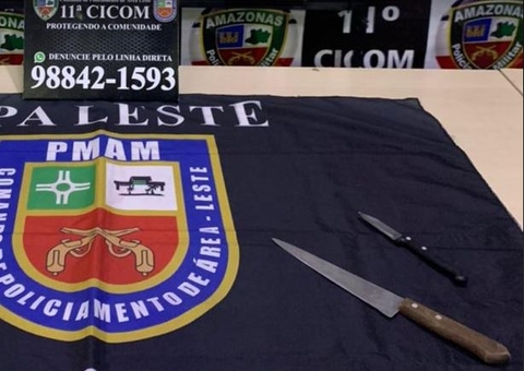 Filho encapetado tenta matar mãe a facadas no Ouro Verde