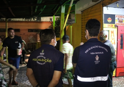 Bares são fechados e 27 clientes são detidos em Manaus