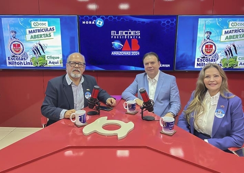Eleições 2024 da OAB-AM: Humberto Amorim recebe Jean Cleuter e Denize Aufiero; Assista