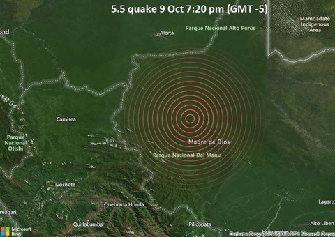 Terremoto no Peru causa tremor em estados do Norte do Brasil