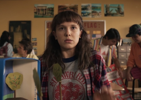 Eleven surge com novo visual em teaser da nova temporada de ‘Stranger Things'