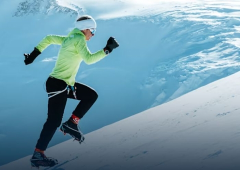 Brasileira registra recorde de corrida no monte Vinson, na Antártida