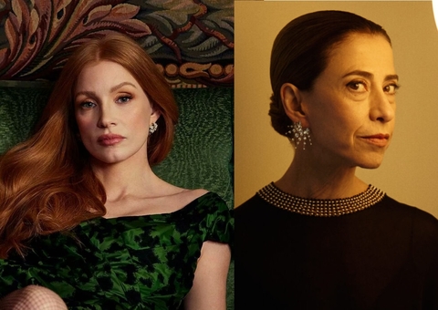 Jessica Chastain entrevista Fernanda Torres e diz querer ser amiga de atriz