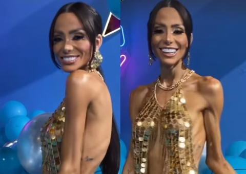 Farofa da Gkay: Influenciadora Fernanda Sena choca internautas com magreza; vídeo