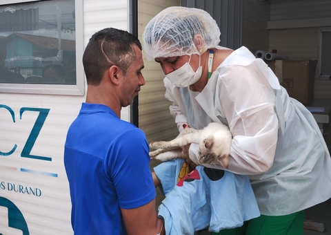 Castramóvel atende tutores de cães e gatos no Santa Etelvina
