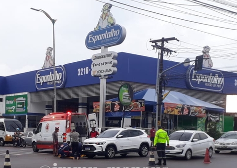 Acidentes deixam trânsito caótico em avenidas de Manaus