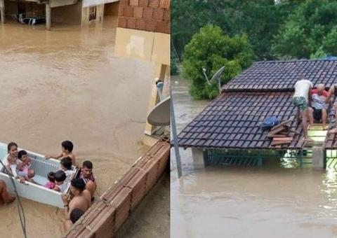 Mais de 30 cidades da Bahia são inundadas; vídeos mostram rastro de destruição