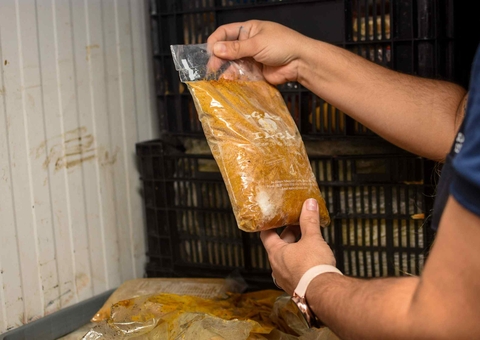 Frigorífico é autuado com mais de 1 tonelada de polpa imprópria para consumo em Manaus