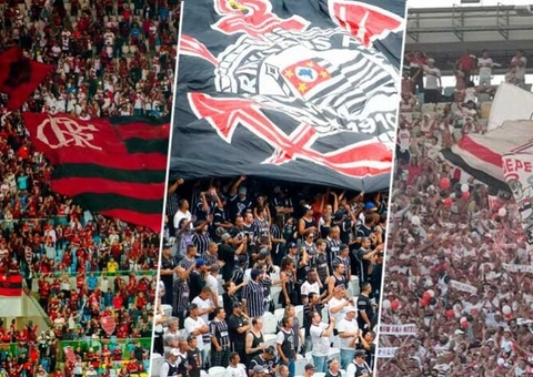 Veja o ranking das 14 maiores torcidas do Brasil