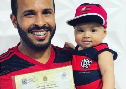 Torcedor batiza o filho com nome de 4 jogadores do Flamengo 