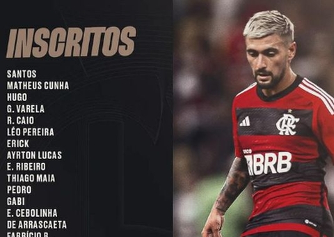 Flamengo inscreve 23 jogadores para o Mundial de Clubes
