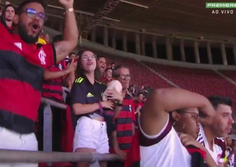 Flamengo viaja para final contra Corinthians com festa da torcida no Ninho
