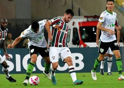 América-MG atropela no início, vence Fluminense e provoca vaias no Maracanã