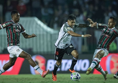 Atlético sai na frente, mas tem empate com Fluminense na estreia de Felipão