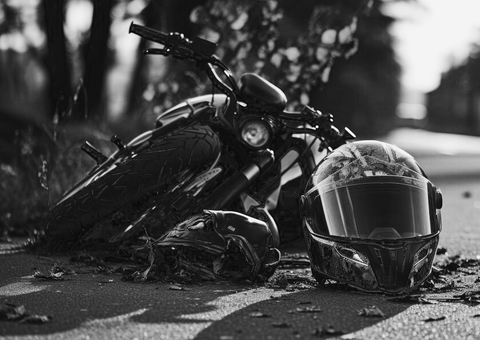 Motociclista morre ao colidir com poste na Av. Max Teixeira