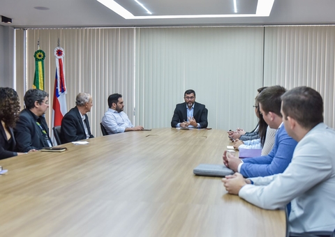 Wilson Lima se reúne com executivos de empresa que deve gerar 420 empregos em Manaus