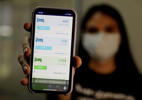 Painel vai atualizar em tempo real as internações em leitos e UTI no Amazonas