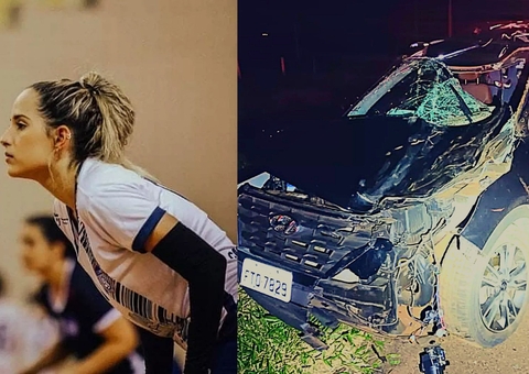 Jogadora de volêi morre após carro bater em cavalo