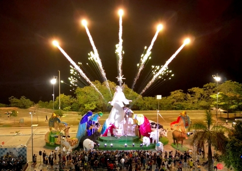 Presépio natalino em movimento será entregue nesta sexta na Ponta Negra