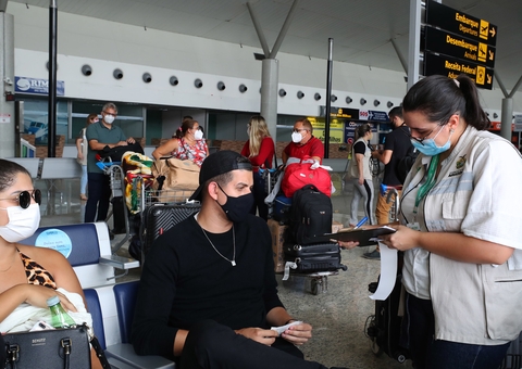 Mais de 8 mil passageiros que chegaram a Manaus foram testados contra covid
