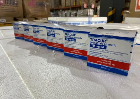 Medicamento usado em intubação de pacientes chega ao Amazonas