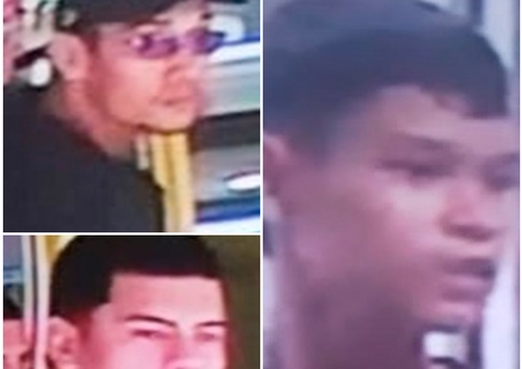 Polícia pede ajuda para encontrar assaltantes de comércios em Manaus