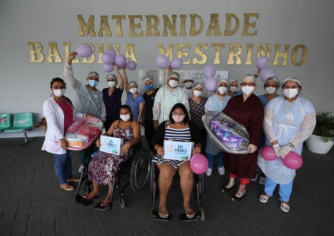 Pacientes recebem alta na Maternidade Ana Braga após vencerem a Covid-19