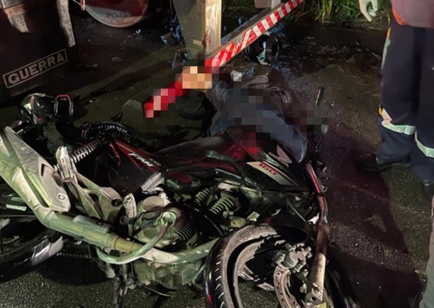 Entregador morre ao ter cabeça esmagada por caminhão durante acidente em Manaus