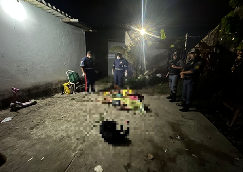 Criminosos arrancam família de casa e matam mulher com 17 tiros na frente da mãe em Manaus