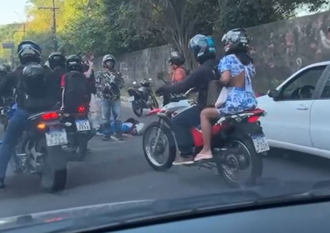 Acidente com ferido deixa trânsito caótico na Av. Rodrigo Otávio 