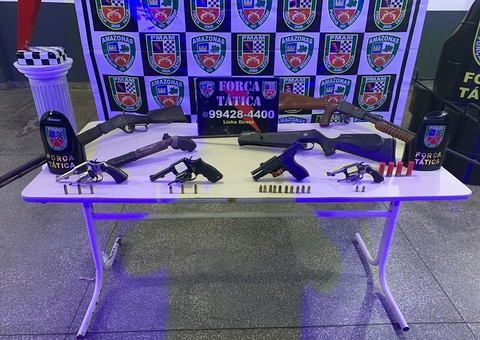 Polícia apreende mais de 400 armas de fogo em Manaus