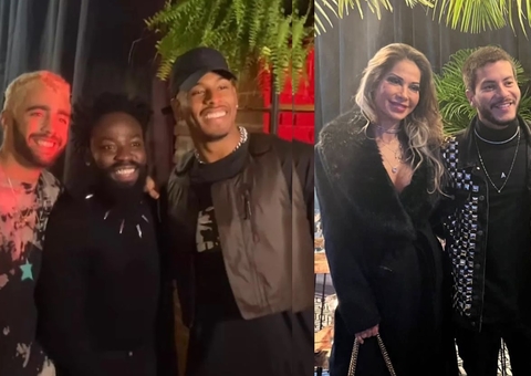 Separados, PA, Scooby e Arthur Aguiar marcam presença em festa de DG