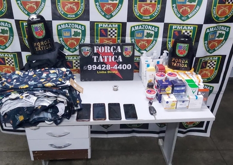 Sete pessoas são presas após furto em lojas de shopping em Manaus 